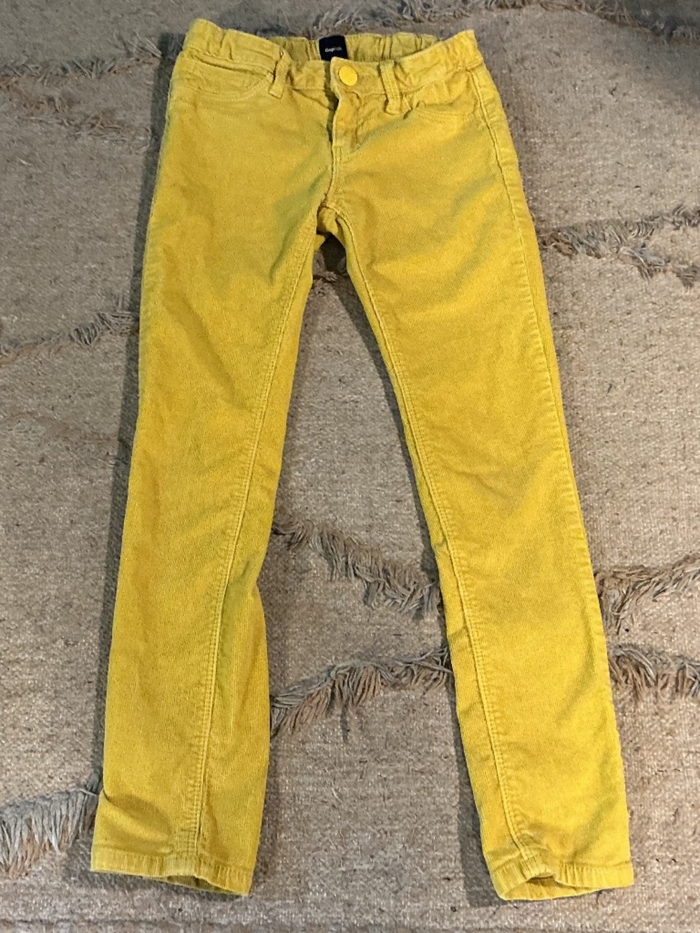 Gap Girls Yellow Skinny Cords